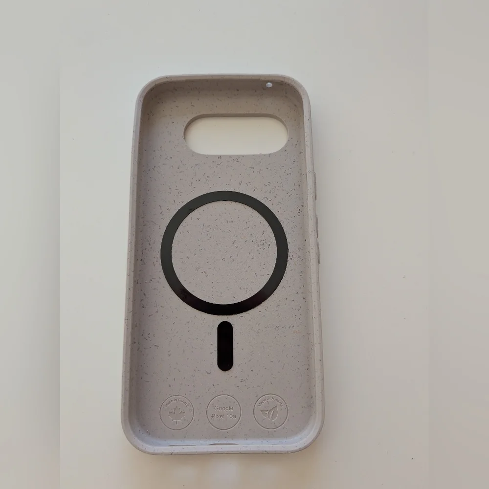Pela Google Pixel 10a Case Hockey Rink‎ Eco Friendly Compostable MagSafe Gray